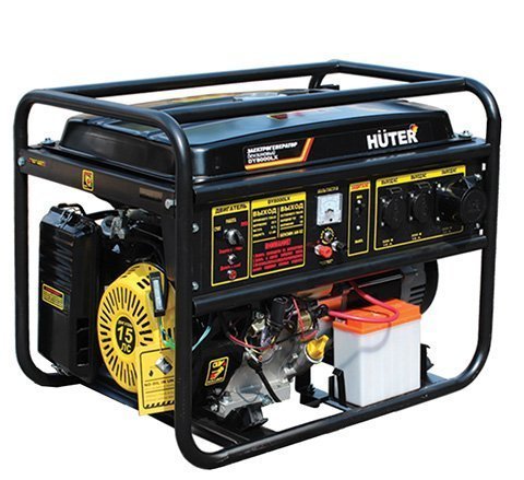 Huter DY8000LX-3 - фото Бензиновый генератор Huter DY8000LX-3