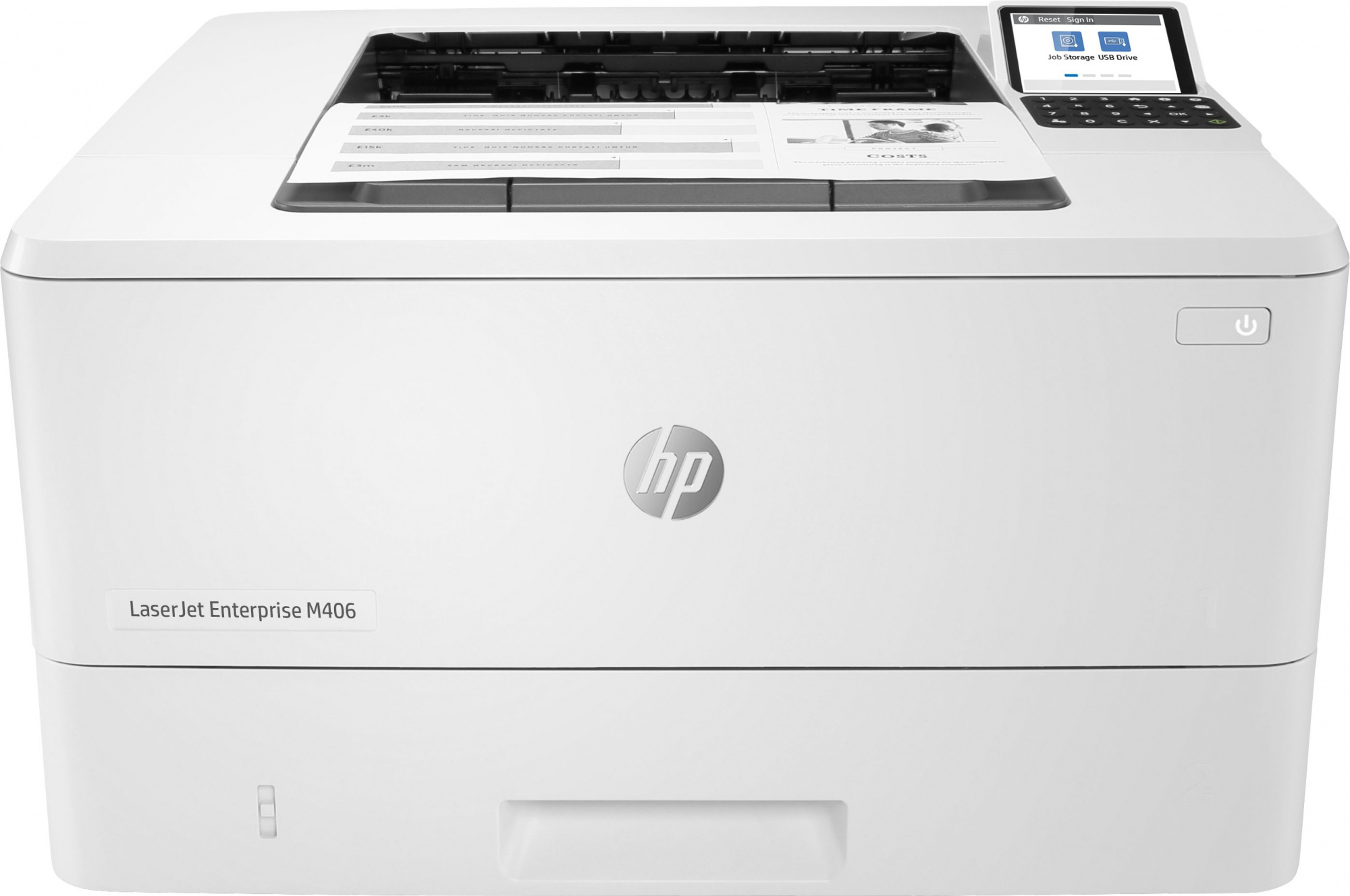 

Лазерный принтер HP M406dn [3PZ15A#B19], Принтер HP LaserJet Enterprise M406dn