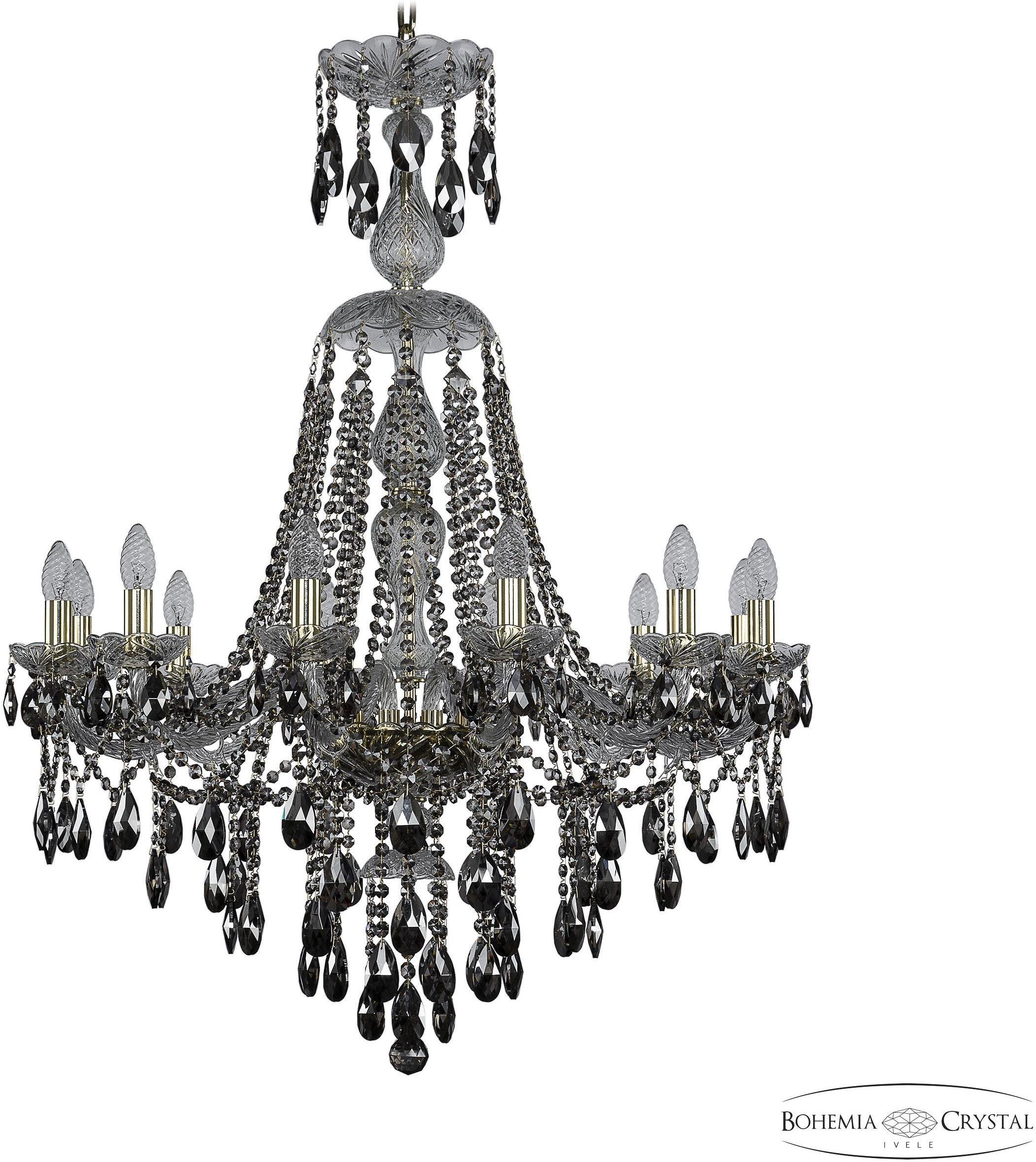 

Подвесная люстра Bohemia Ivele Crystal 1415/12/300/XL-108 G R731