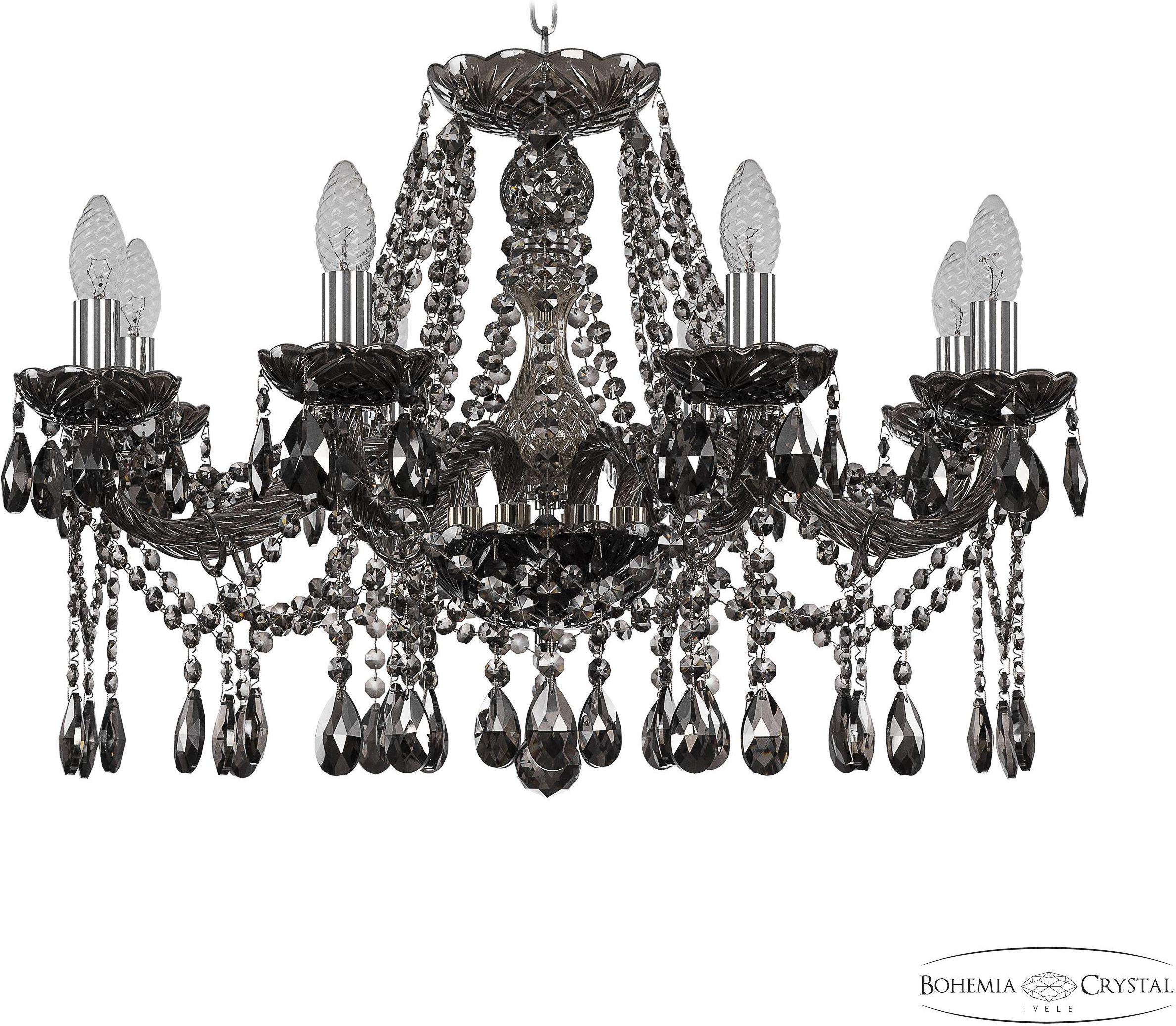 

Подвесная люстра Bohemia Ivele Crystal 1413/8/240 Ni M731