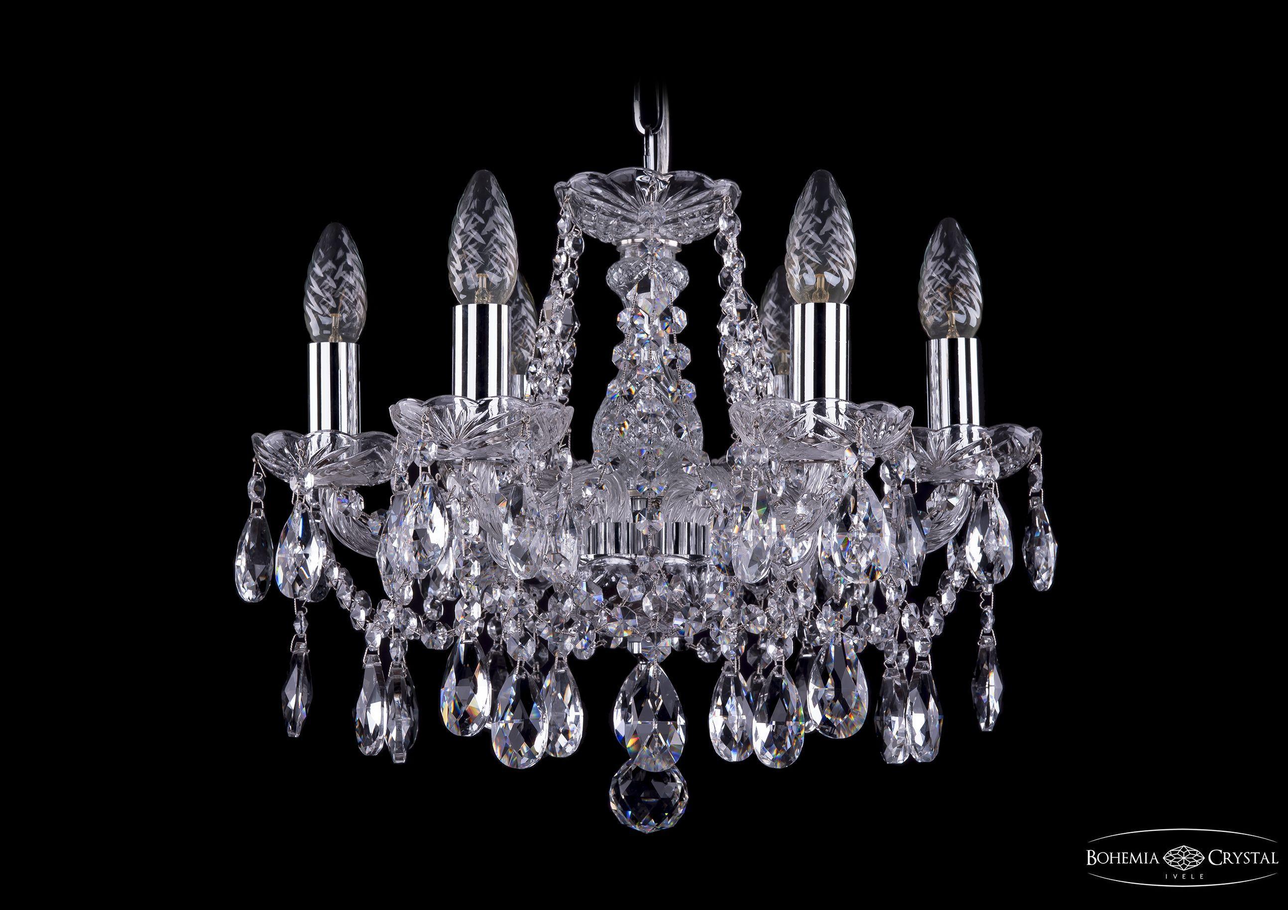 

Подвесная люстра Bohemia Ivele Crystal 1413/6/141/Ni