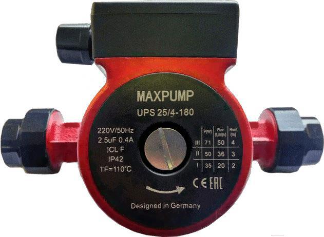 

Циркуляционный насос Maxpump UPS 25/4-180, Насос Maxpump UPS 25/4-180
