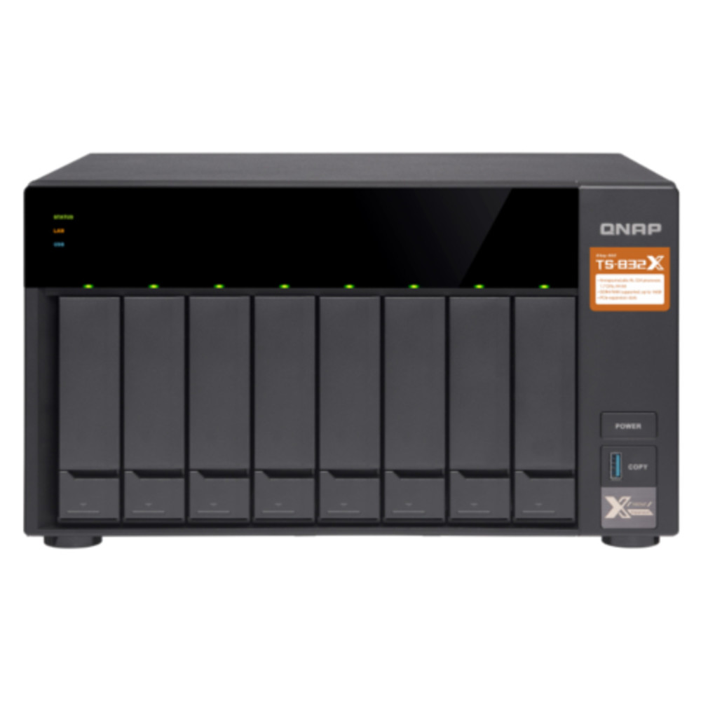 

Сетевой накопитель QNAP TS-832X-8G, TS-832X-8G