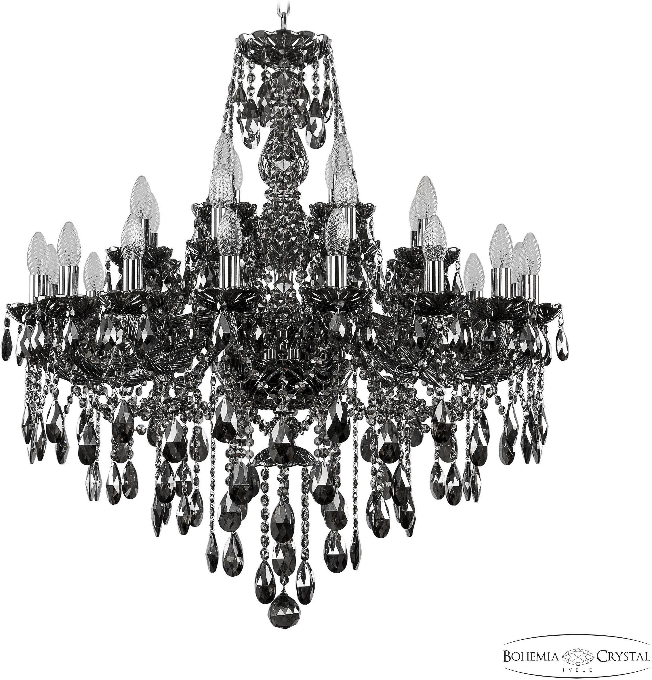 

Подвесная люстра Bohemia Ivele Crystal 1415/16+8+4/300 Ni M731