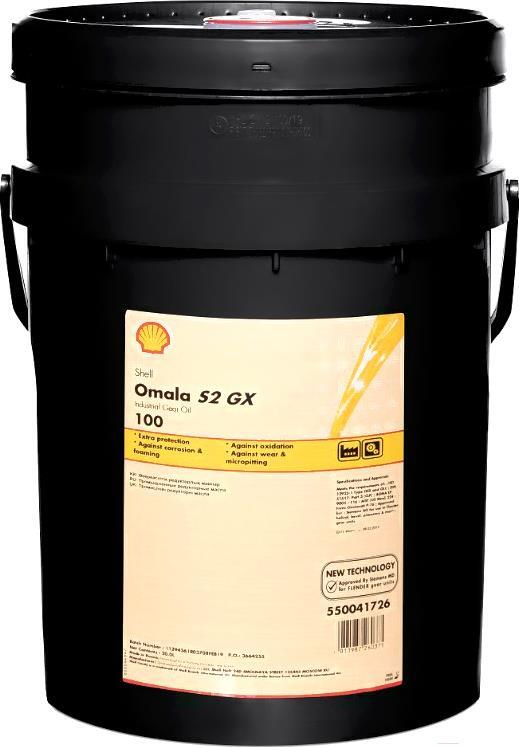 

Масло для техники Shell Omala S2 GX 100 20л (550041640)