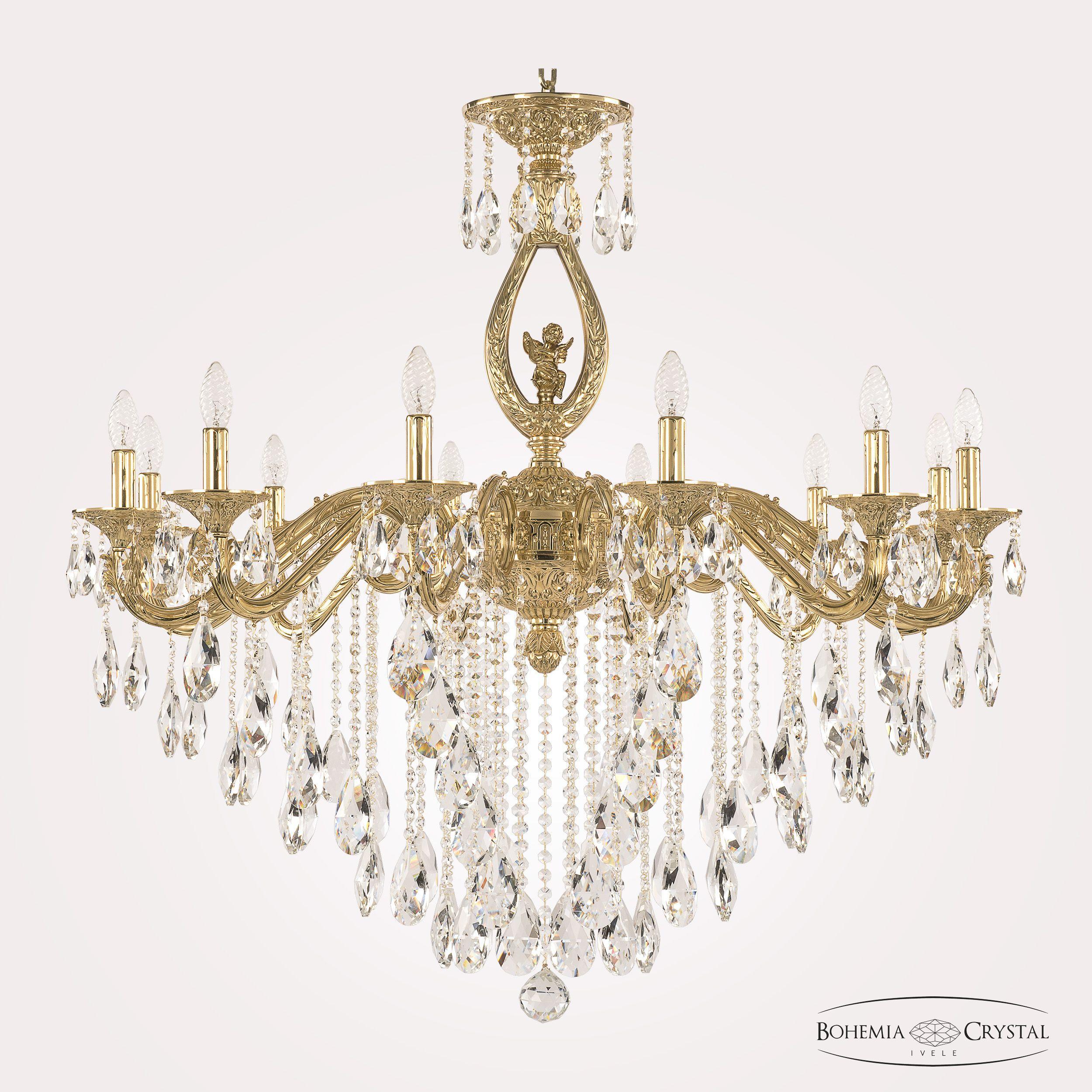 

Подвесная люстра Bohemia Ivele Crystal 71402/12/360 B G FA1B