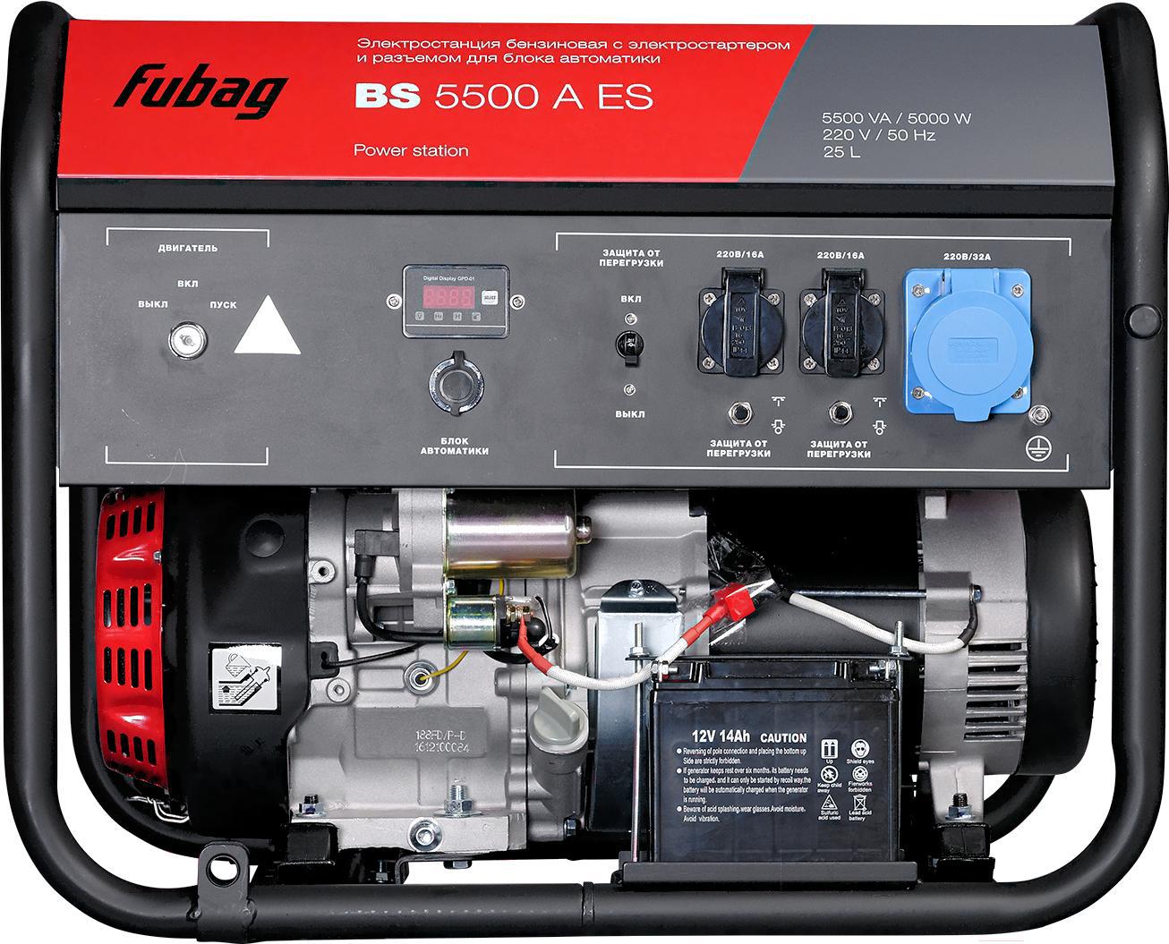 

Генератор Fubag BS 5500 A ES [838796], Генератор Fubag BS 5500 A ES 838796