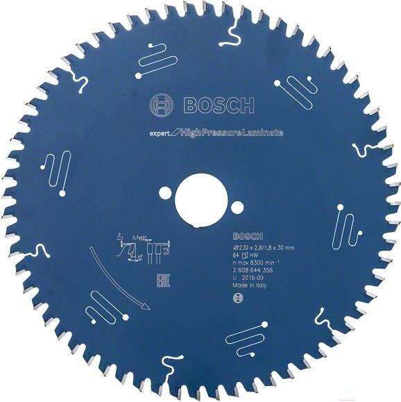 

Диск пильный Bosch 230х30 мм 64 зуб. Expert for high pressure laminate [2.608.644.356], 230х30 мм 64 зуб. Expert for high pressure laminate