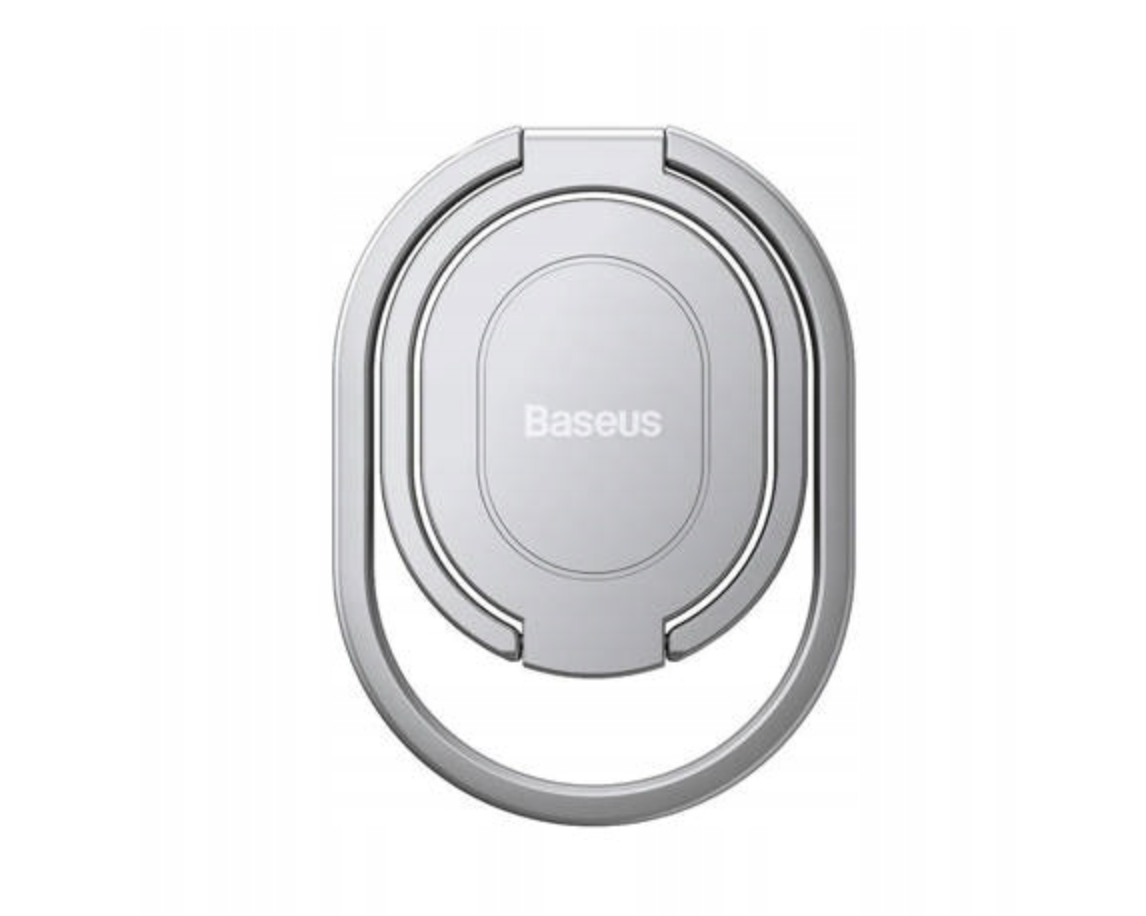 

Держатель-кольцо Baseus Rails Phone Ring Stand/Holder (LUGD000012) Silver, Держатель-кольцо Baseus LUGD000012 Rails Phone Ring Stand/Holder Silver