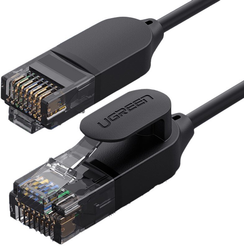 

Патч-корд UGREEN NW122-70332 1m Black, Кабель UGREEN NW122-70332 Сетевой CAT 6A, ультратонкий: диаметр 2,8 мм, 8-жильный, бескислородная медь 32AWG, скорость до 10Гбит/с, силиконовый, 1m, Black