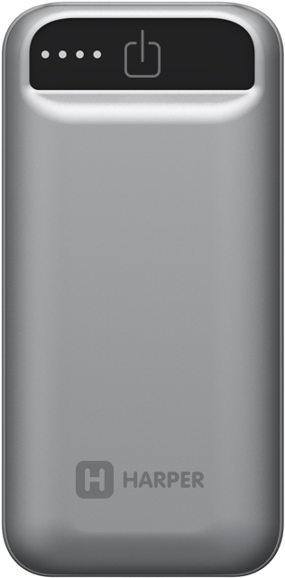 

Портативное зарядное устройство Harper PB-2605 серый, PB-2605