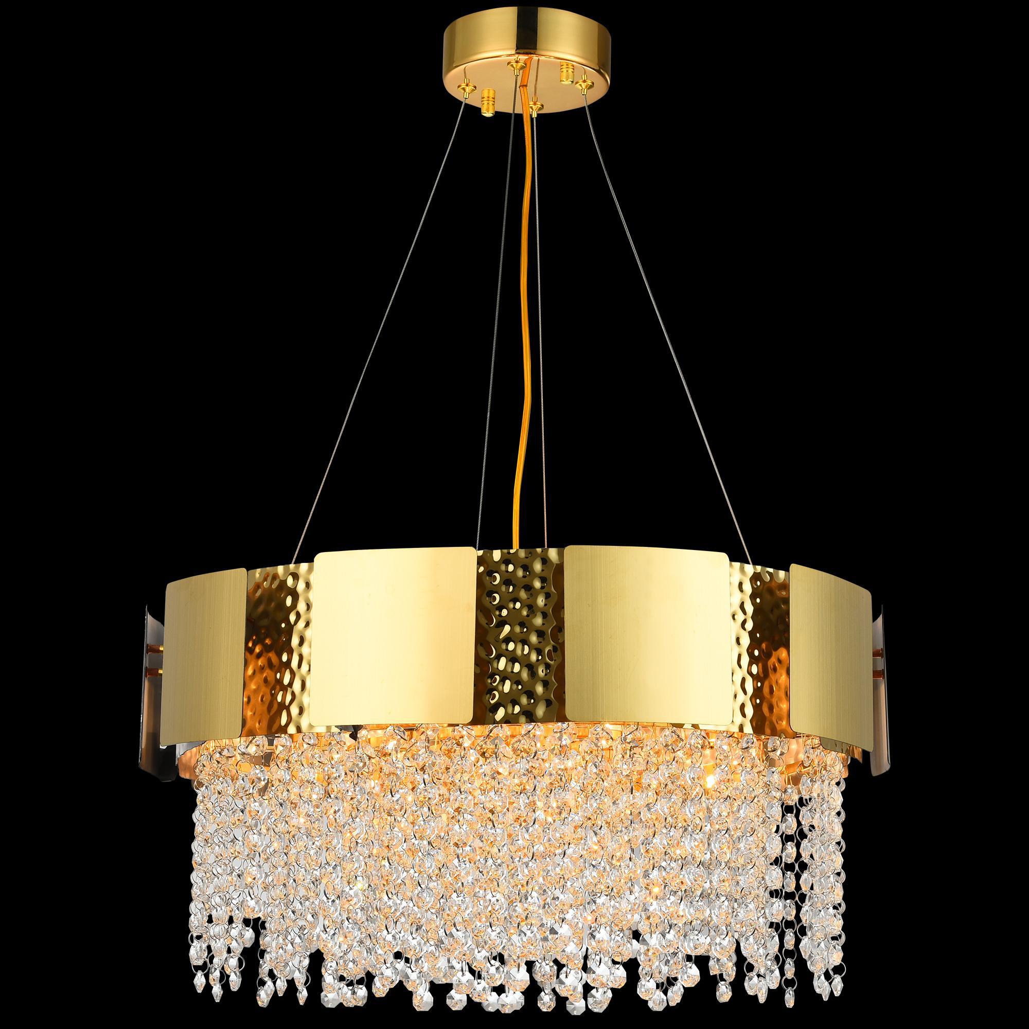 

Подвесная люстра Natali Kovaltseva EMPIRE 76014/8C Gold