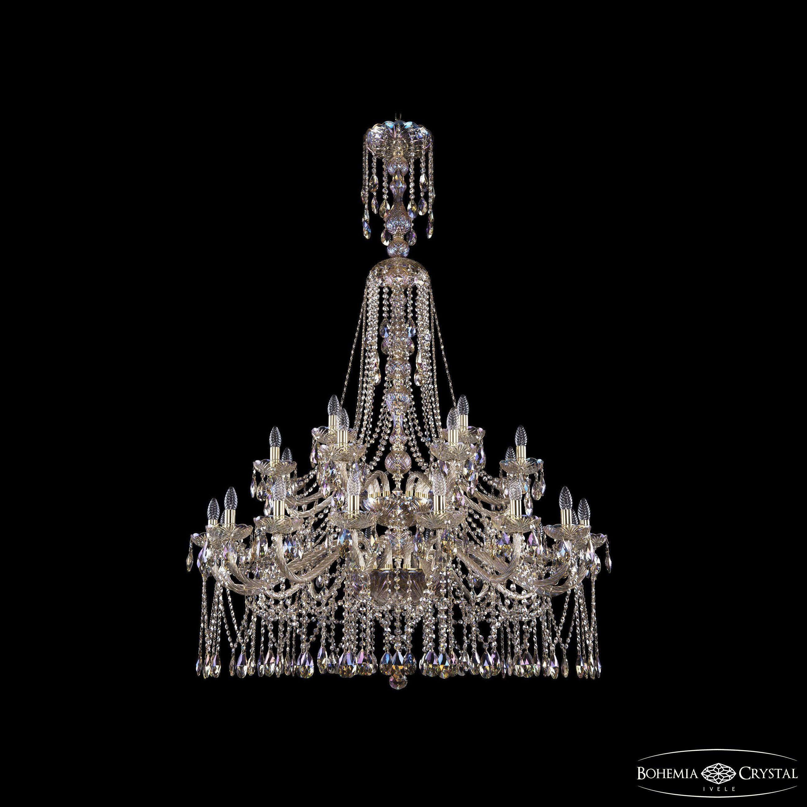 

Подвесная люстра Bohemia Ivele Crystal 1413/16+8+4/400/XL-164/2d G M801