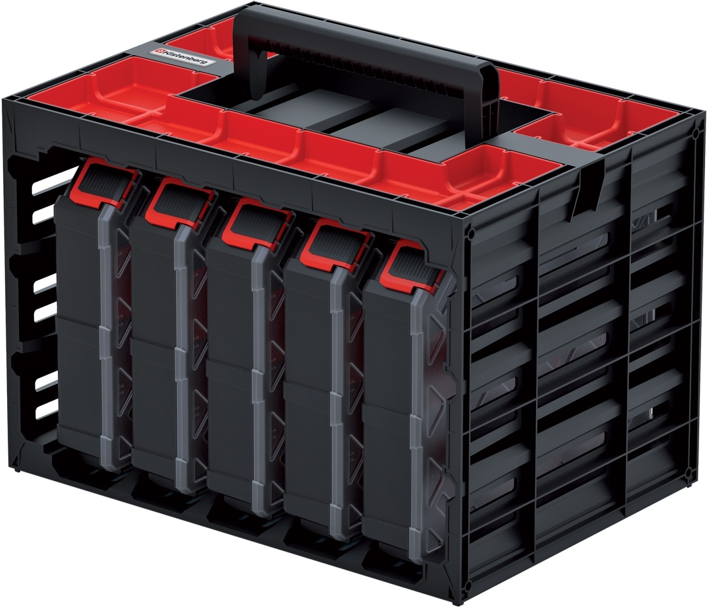 

Органайзер для инструмента Kistenberg Organizer Tager Case 5шт черный [KTC30256S-S411], Органайзер для инструмента Kistenberg Organizer Tager Case 5шт KTC30256S-S411 черный