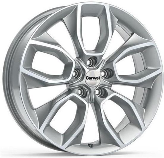 

Автомобильные диски Carwel Hasan 18x7H2 5x114.3мм DIA 66.1мм ET 45мм серебристый