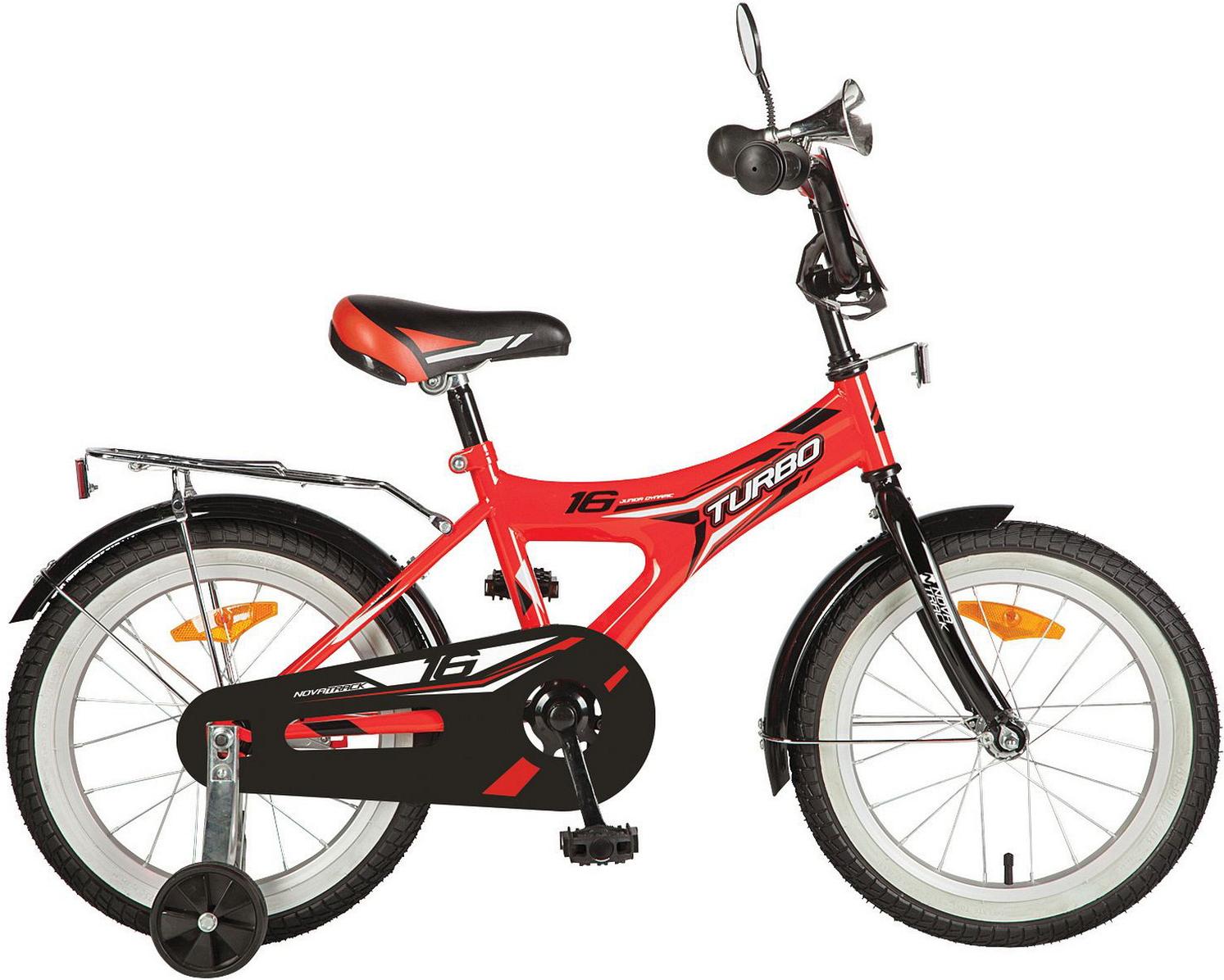 

Велосипед детский Novatrack Turbo 16'' красный [167TURBO.RD9], Turbo 16