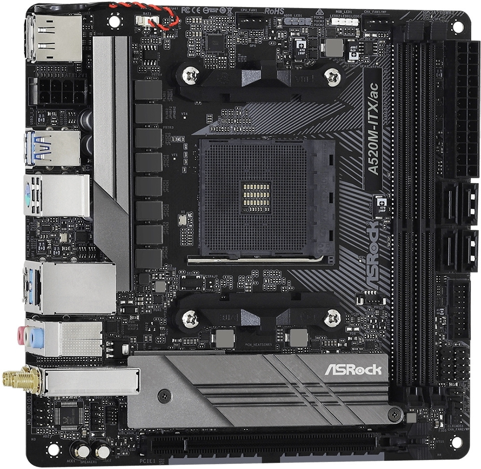

Материнская плата ASRock A520M-ITX/AC, Материнская плата ASRock A520M-ITX/ac
