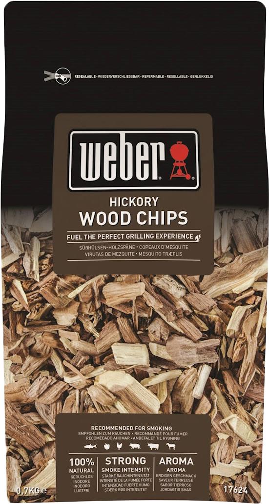 

Щепа для копчения Weber Гикори 700г [17624], Гикори 700г