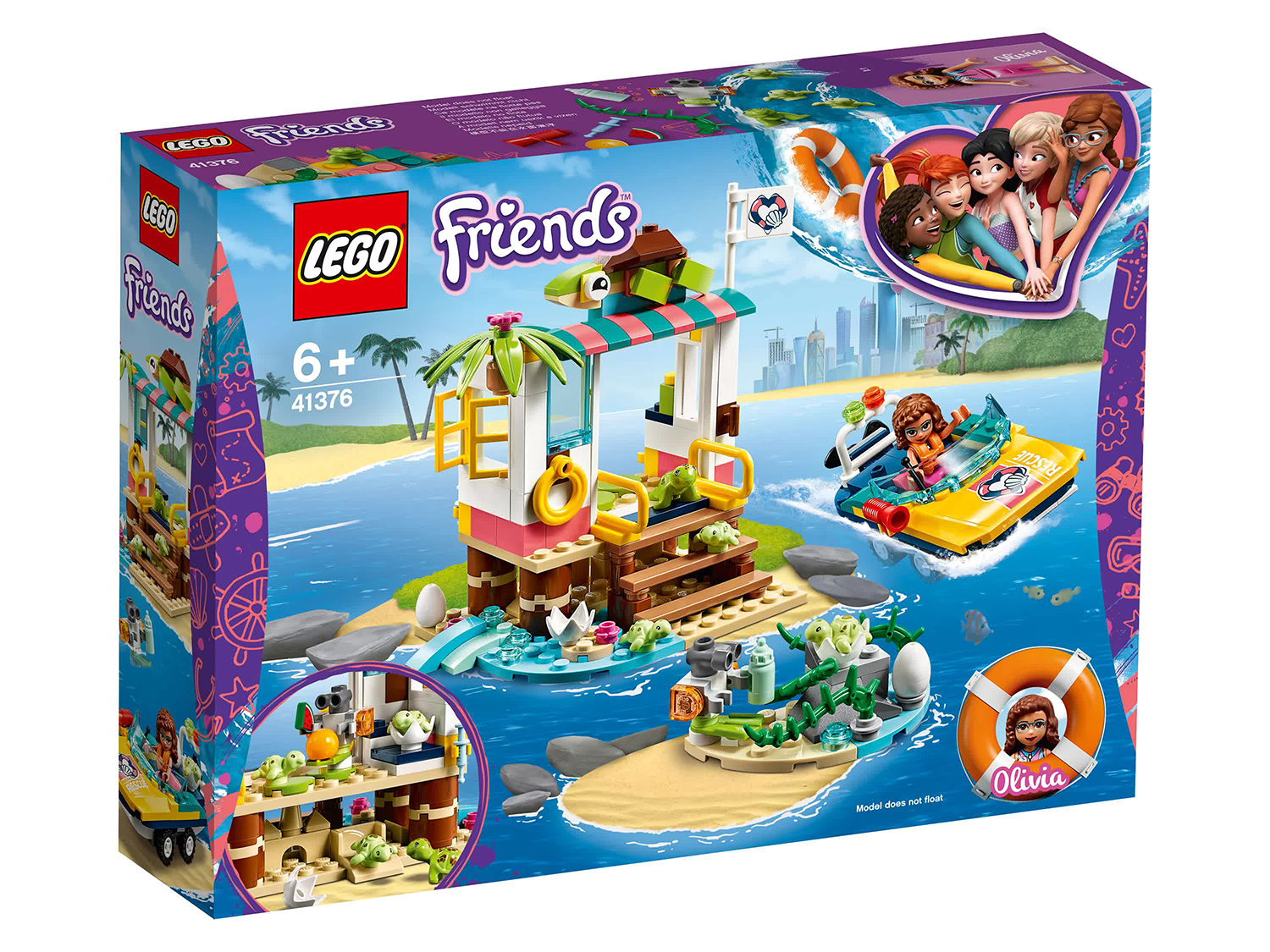 

Конструктор LEGO FRIENDS Спасение черепах [41376], FRIENDS Спасение черепах