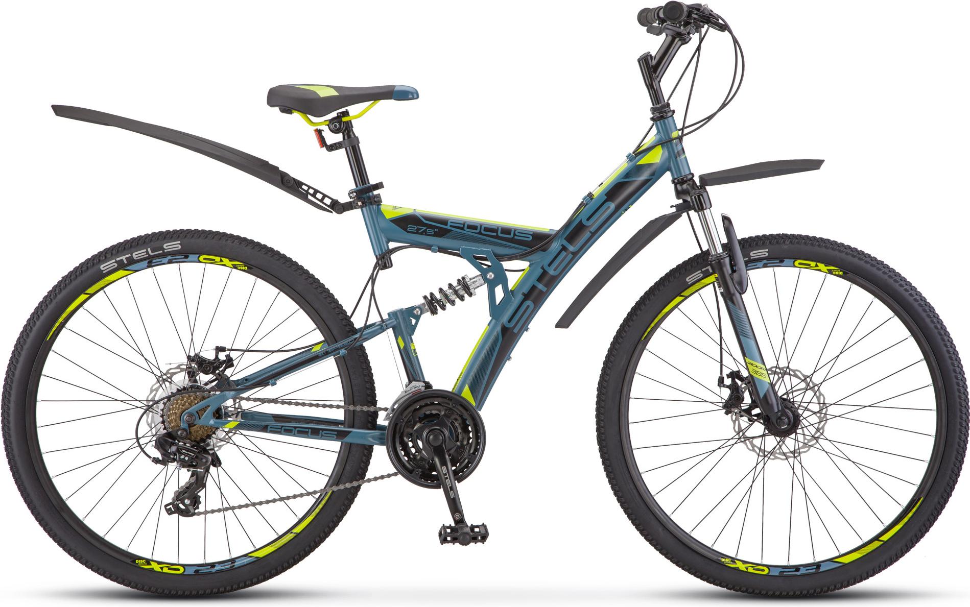 

Велосипед Stels Focus MD 27.5" 21-sp V010 рама 19 дюймов серый/желтый [LU08983,LU075946], Focus MD 27.5" 21-sp V010 рама 19"