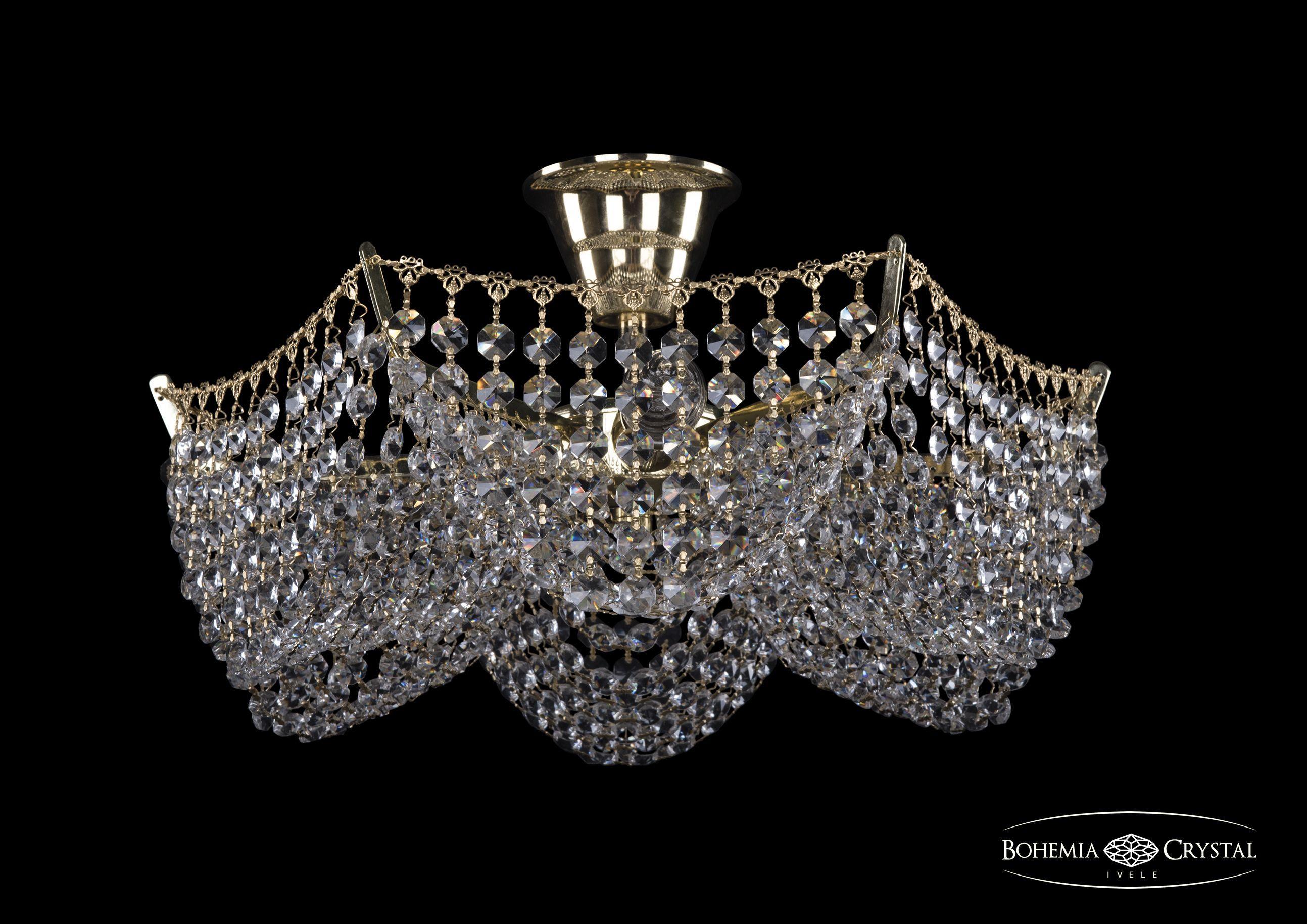 

Люстра на штанге Bohemia Ivele Crystal 77081/42 G