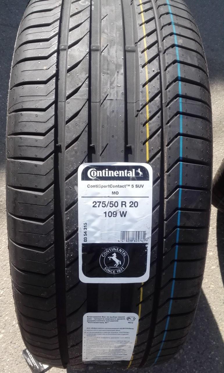 

Шины Continental ContiSportContact 5 SUV 225/60R18 100H Летняя, ContiSportContact 5 SUV 225/60R18 100H Летняя