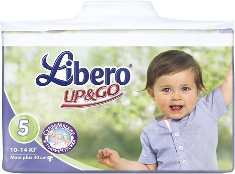 Libero Up&Go Maxi Plus 5 (30 шт) - фото Трусики Libero Up&Go Maxi Plus 5 (30 шт)
