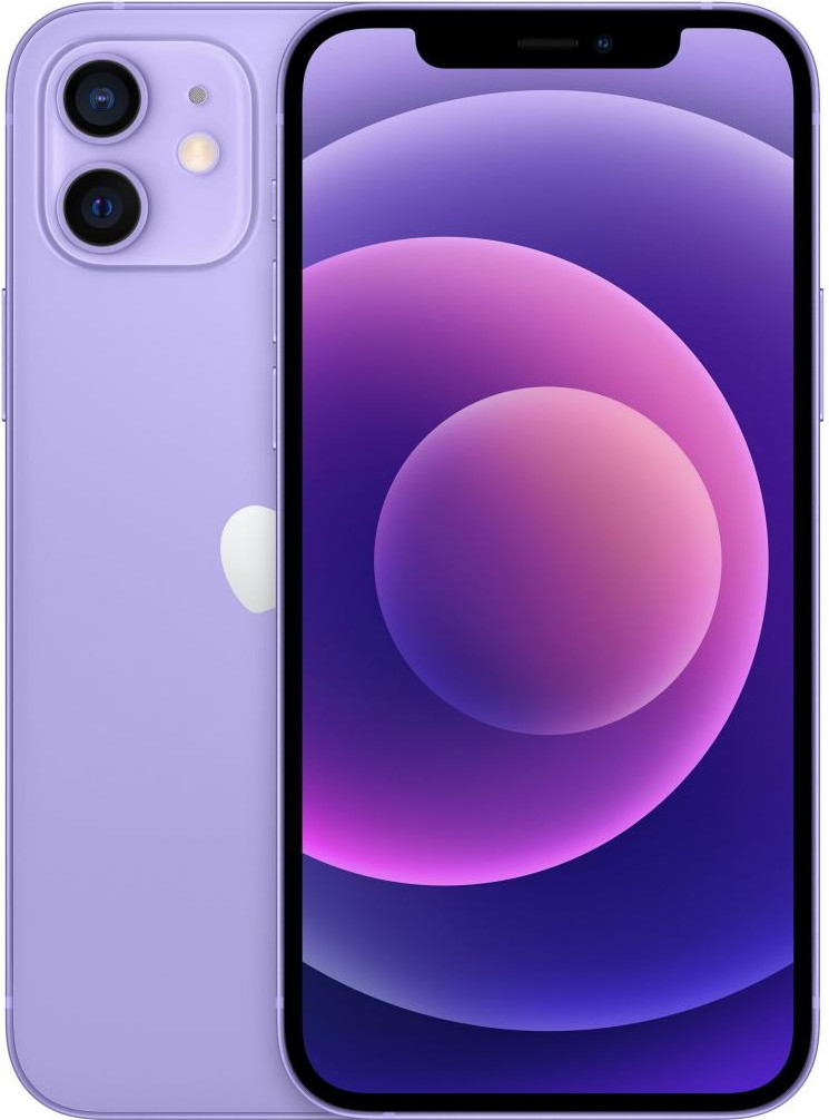 

Мобильный телефон Apple iPhone 12 64GB Purple [MJNM3], Мобильный телефон Apple iPhone 12 64GB MJNM3 Purple