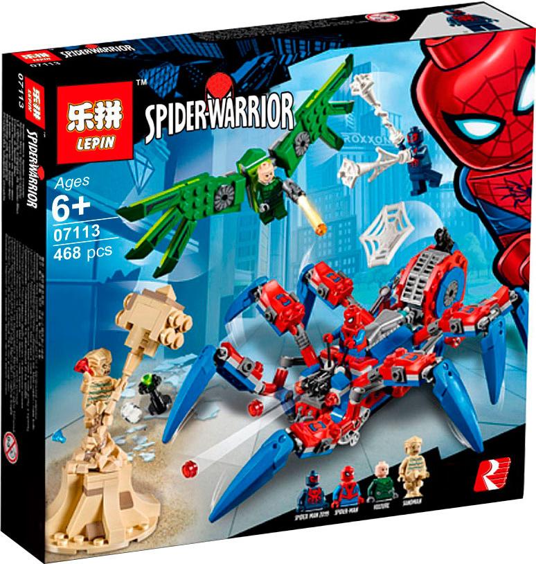 

Конструктор Lepin Человек-Паук — Паучий вездеход [07113], Конструктор Lepin 07113 Человек-Паук — Паучий вездеход
