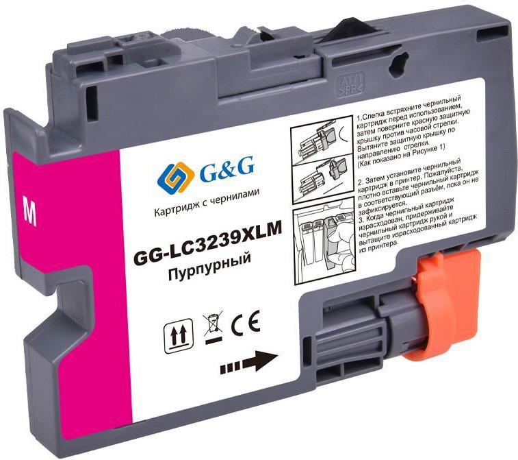 

Картридж струйный GG GG-LC3239XLM пурпурный