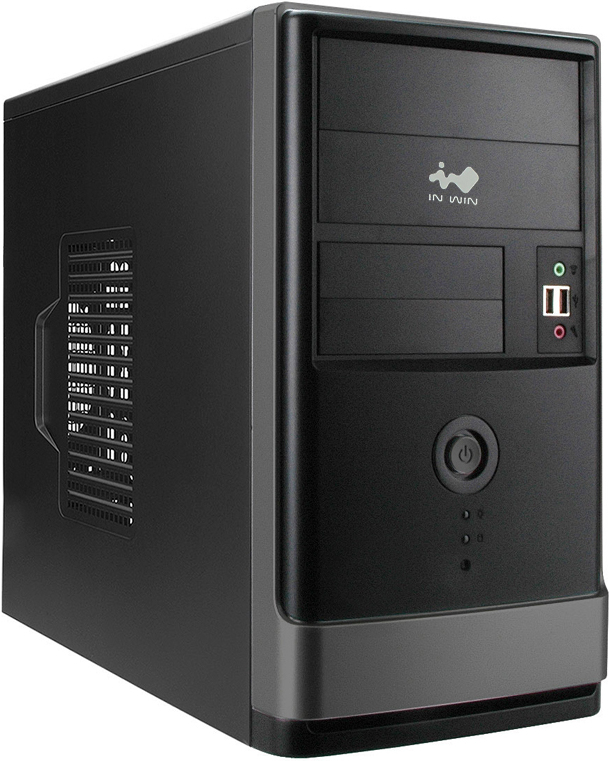 

Корпус для компьютера In Win EMR002 400W R Black/Graphite [6150885], Корпус для компьютера In Win EMR002 400W R 6150885 Black/Graphite
