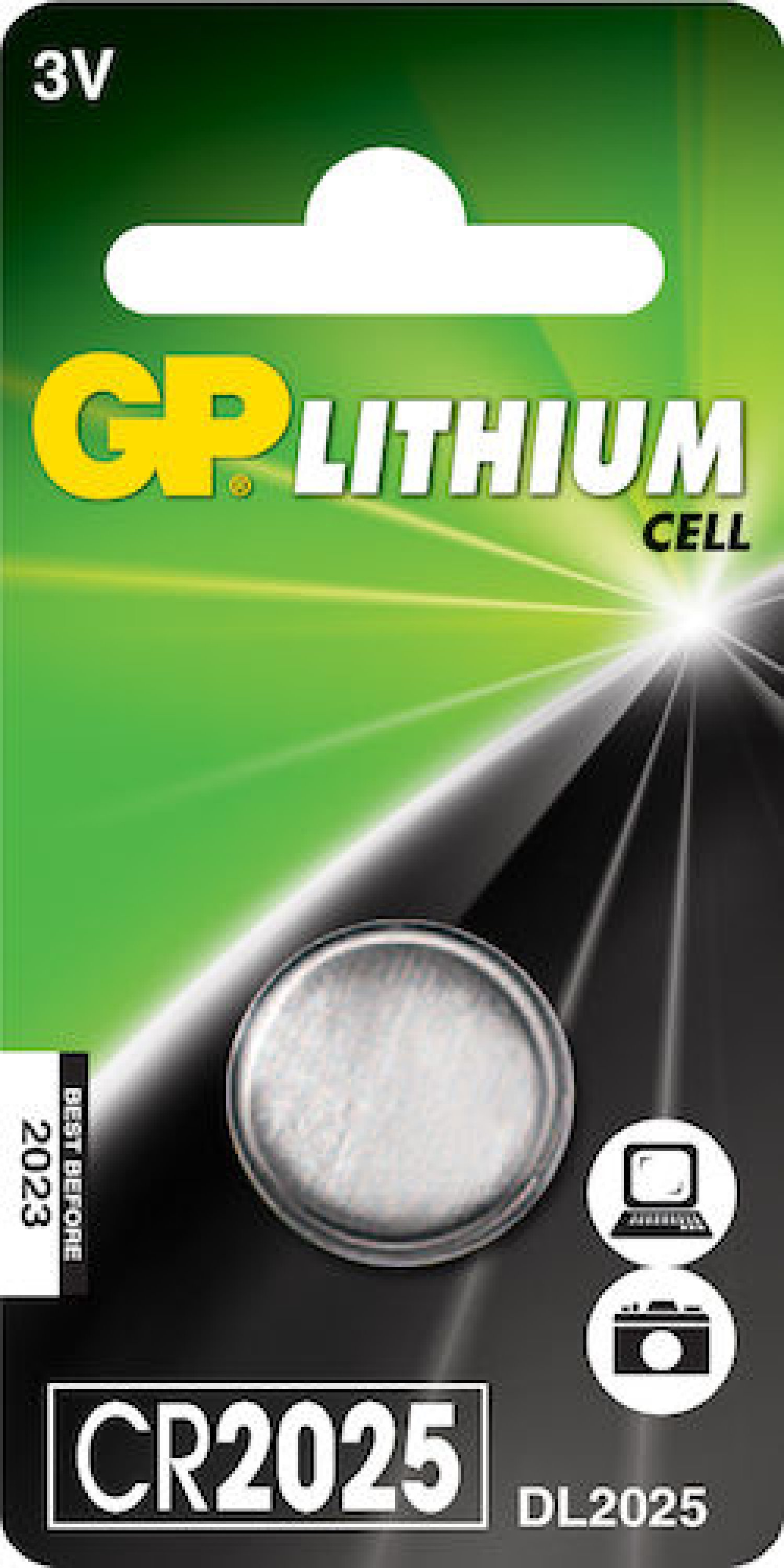 

Батарейка, аккумулятор, зарядное GP Lithium CR2025 (5шт) [CR2025-BC5], Lithium CR2025 (5шт)