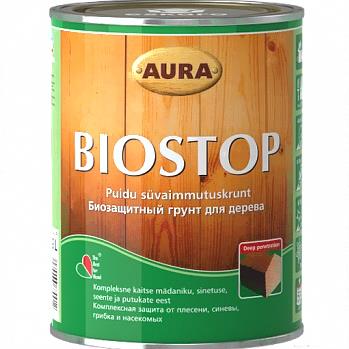 

Грунтовка Aura Wood Biostop для древесины 2.7л, Biostop для древесины 2.7л