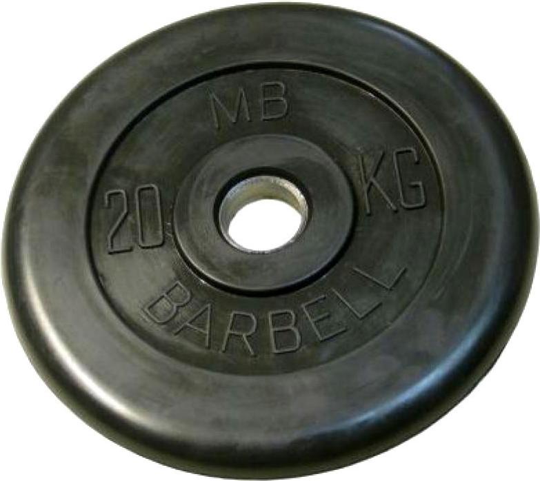 

Диск для штанги MB Barbell обрез. 51 мм 20 кг [MB-PltB51-20], обрез. 51 мм 20 кг