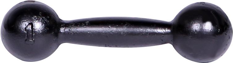 

Гантель цельная MB Barbell литая 1.0 кг [СГ000000099], литая 1,0 кг