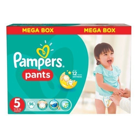Pampers Pants 5 Junior (96 шт) - фото Трусики Pampers Pants 5 Junior (96 шт)