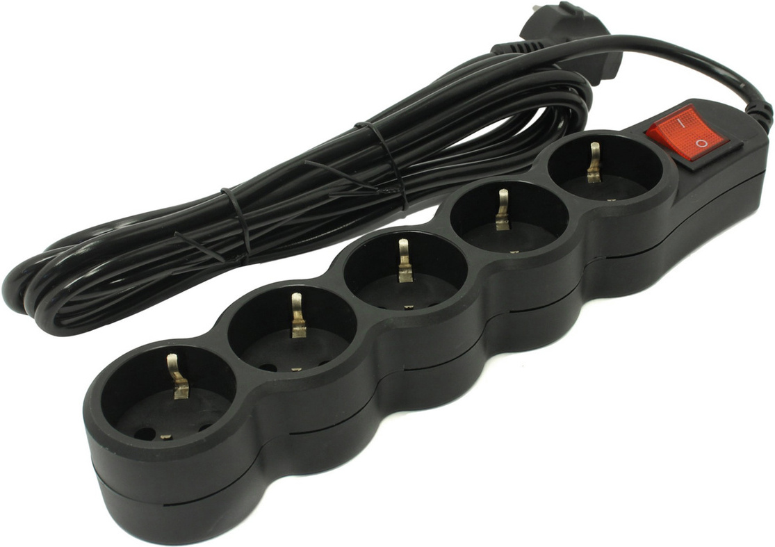 

Сетевой фильтр 5bites 5 Sockets 5m Black [SP5B-250], Сетевой фильтр 5bites SP5B-250