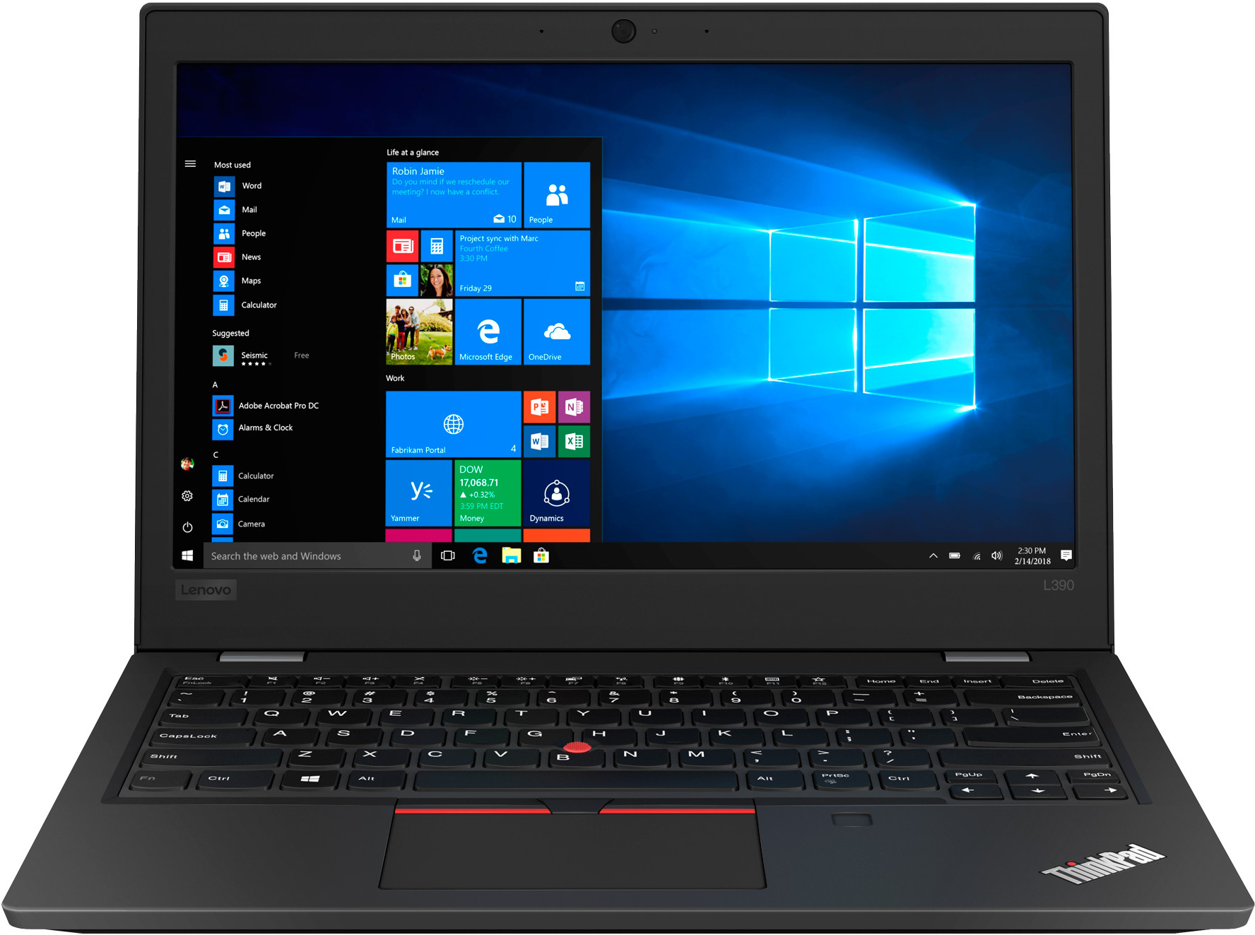 

Ноутбук Lenovo ThinkPad L390 Black (20NT000XMB/1)