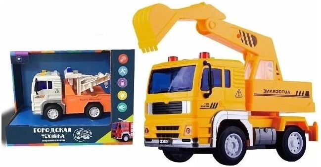 

Автоэкскаватор игрушечный Zhorya ZYF-0103-3, Автоэвакуатор игрушечный Zhorya ZYF-0103-3