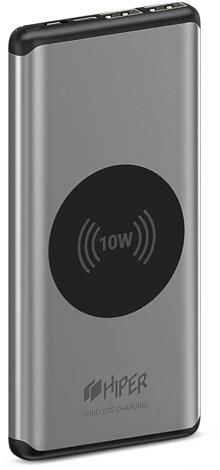 

Портативный аккумулятор Powerbank Hiper Nano X серебристый, Nano X