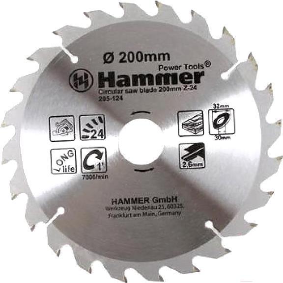 

Диск пильный Hammer Flex 205-124, Flex 205-124