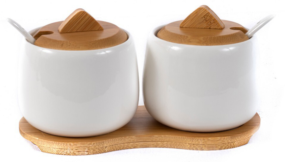 

Набор емкостей Choosing Porcelain на подставке (2631041)