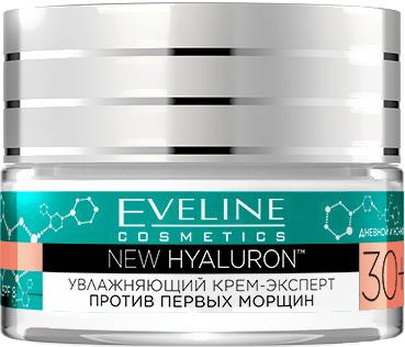 

Крем для лица Eveline Cosmetics New Hyaluron увлажняющий против первых морщин 30+ (50мл), Крем New Hyaluron увлажняющий против первых морщин 30+ 50мл