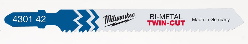 

Набор оснастки Milwaukee 4932430142, Пилка для лобзика Milwaukee Т123XF Twin Cut 5шт 4932430142