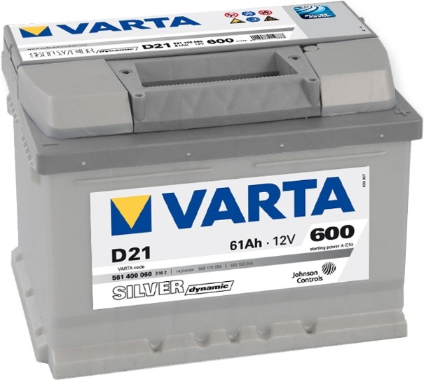 

Автомобильный аккумулятор Varta Silver Dynamic D21 561 400 060 (61 А/ч), Аккумулятор Varta Silver Dynamic D21 61 А/ч 561400060