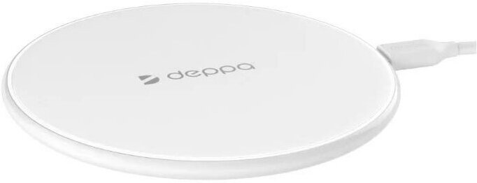 

Беспроводное зарядное устройство Deppa 24001 Qi Fast Charger [5V/1A], Беспроводное ЗУ Qi Fast Charger, 10W, стандарт Qi, белый, Deppa арт. 24001 (Беспроводное ЗУ Qi Fast Charger, 10W, стандарт Qi, белый, Deppa 24001)