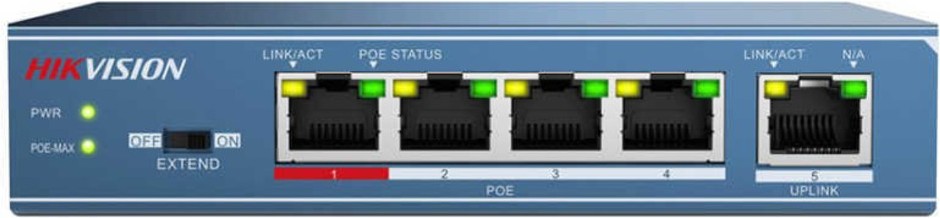 

Коммутатор Hikvision DS-3E0105P-E(B)