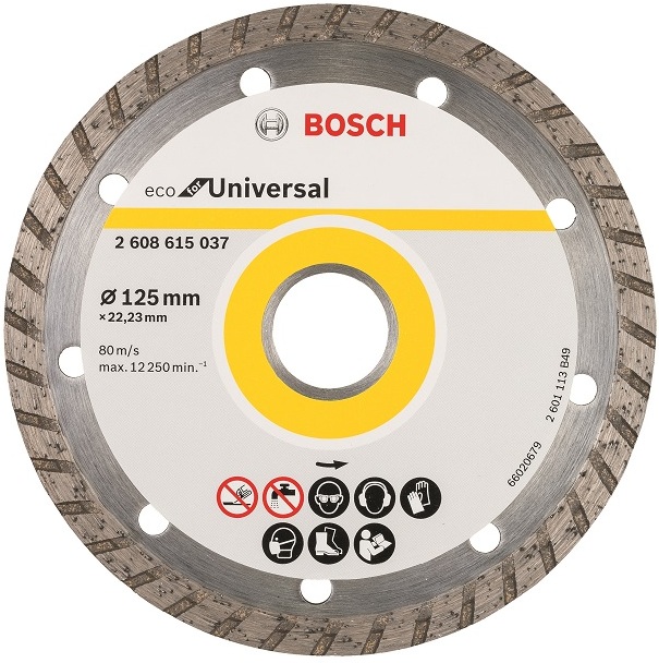 

Алмазный диск Bosch 2.608.615.037, Алмазный диск Bosch 125-22.23 ECO for Universal Turbo 2.608.615.037