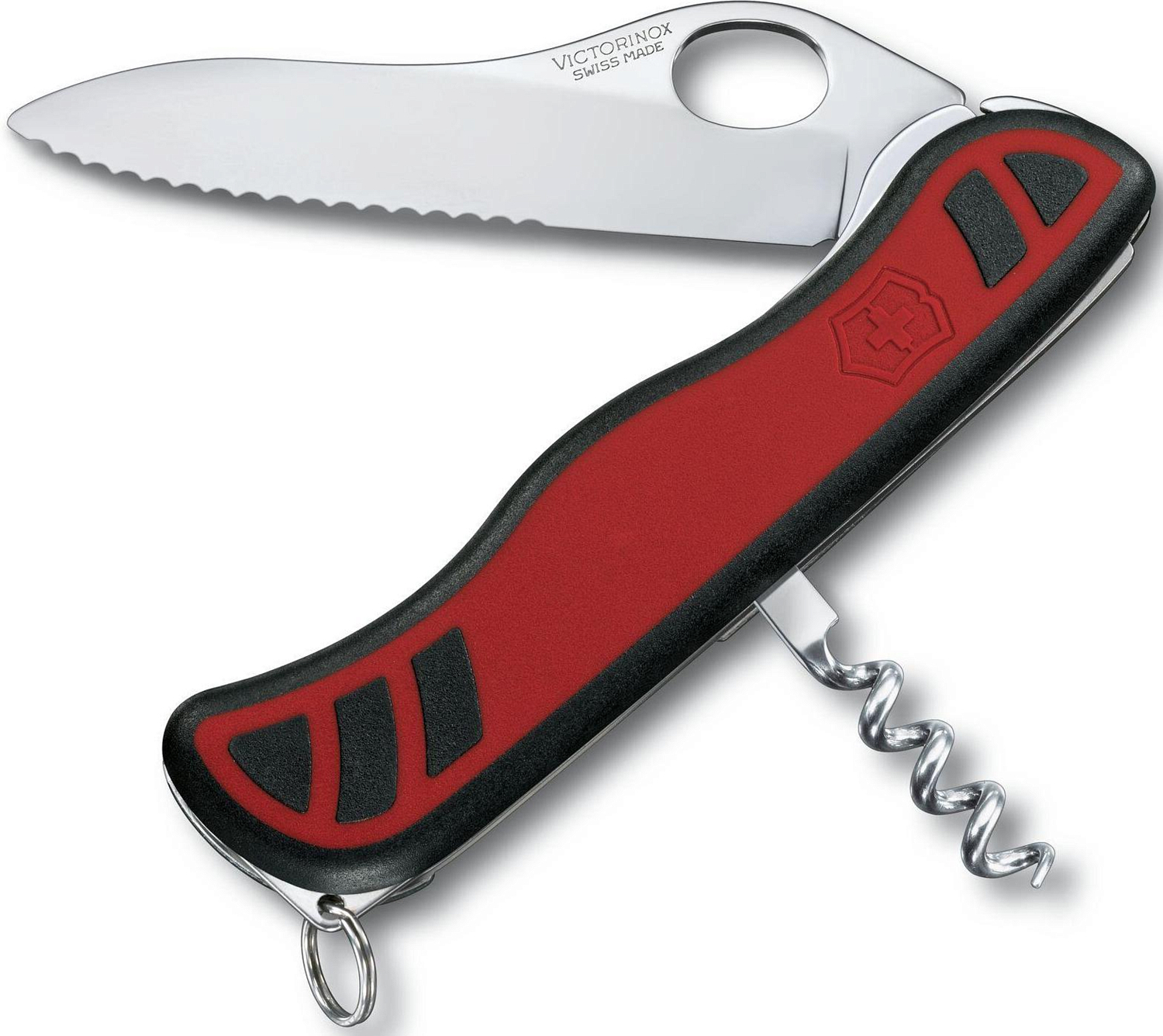 

Туристический нож Victorinox Sentinel OneHand 3 функции карт. коробка красный/черный [0.8321.MWC], Туристический нож Victorinox Sentinel OneHand 3 функции карт. коробка 0.8321.MWC красный/черный