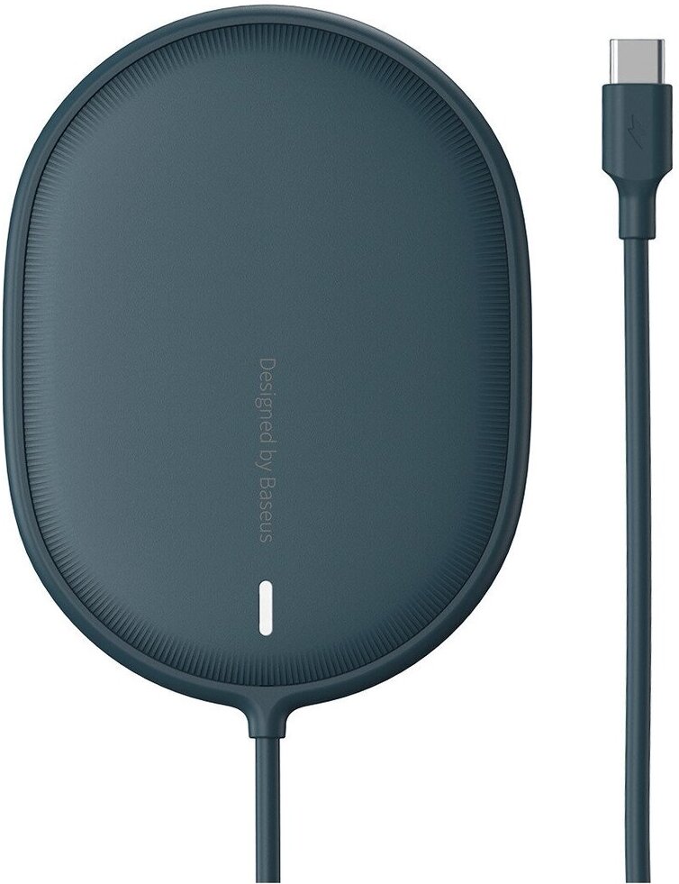 

Беспроводное зарядное устройство Baseus WXQJ-03 Light Magnetic Wireless Charger 15W магнитное (кабель Type-C 1.5m) Blue, Беспроводное зарядное устройство Baseus WXQJ-03 Light Magnetic Wireless Charger 15W магнитное (кабель Type-C 1.5m) Blue (Baseus Light 